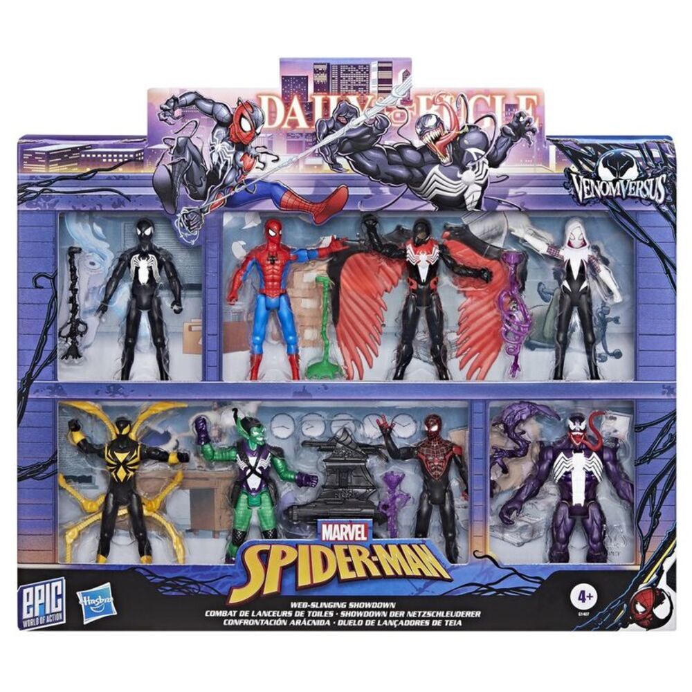 Spider-Man - Marvel Spider-Man Venom vs Epic World of Action We Black - Picture 3 of 4